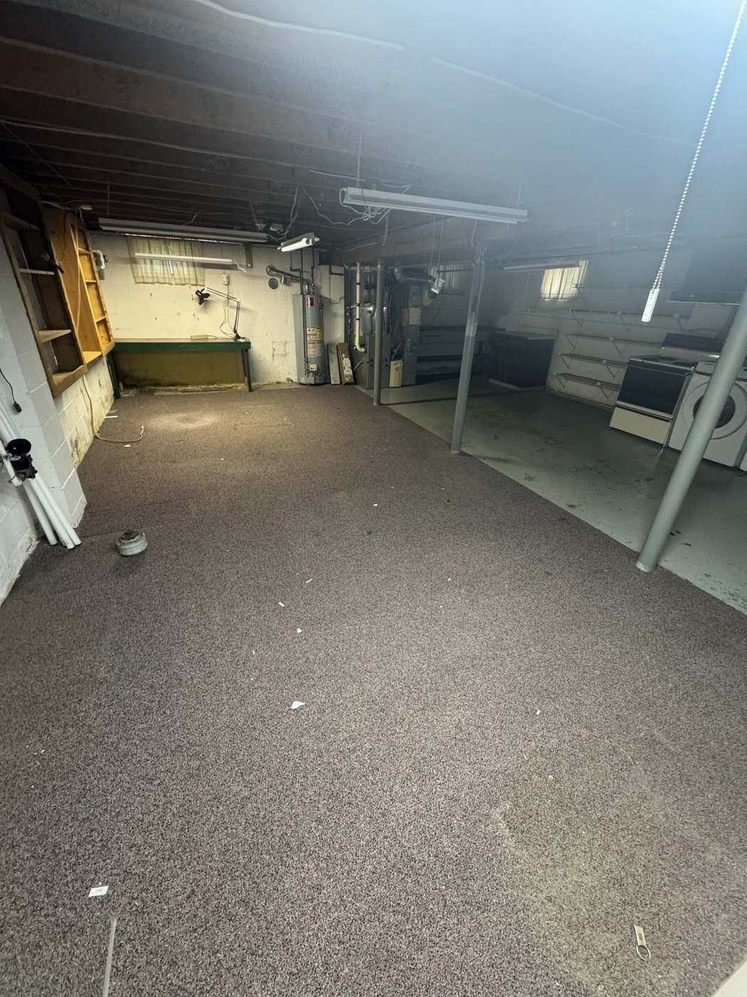 Cleared out basement after cleanout
