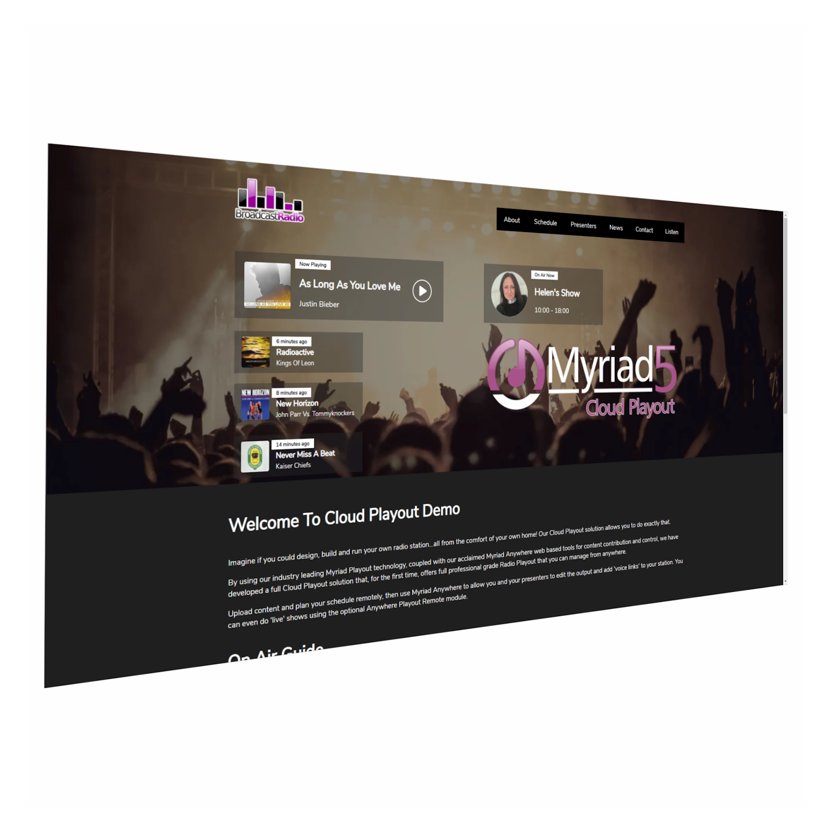 Websites CMS for Radio