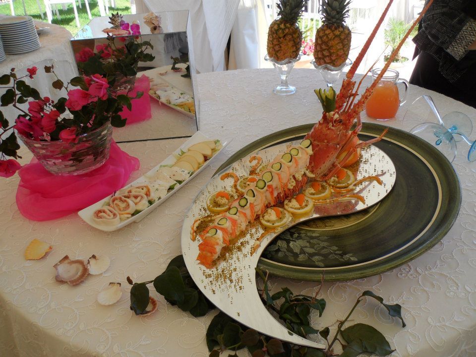 sushi di carne e di pesce