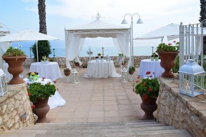 sala per matrimonio all'aperto