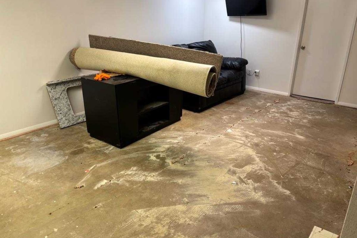 Floor Water Damage
