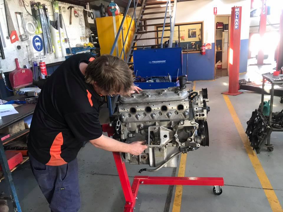 Mechanic Checking Car Engine — O'Neill's Autos in Wodonga, VIC