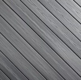 Gray diagonal wooden planks with visible grain texture