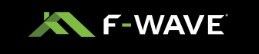 F-WAVE logo in white and green on a black background
