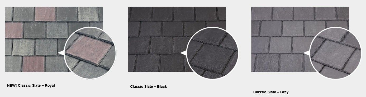Three side-by-side brick wall samples in light gray, dark gray, and medium gray with magnified texture insets