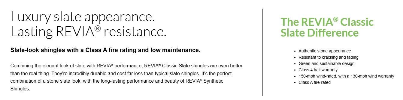 Luxury side appearance and “The REVIA Classic Side Difference” text on a white product ad.