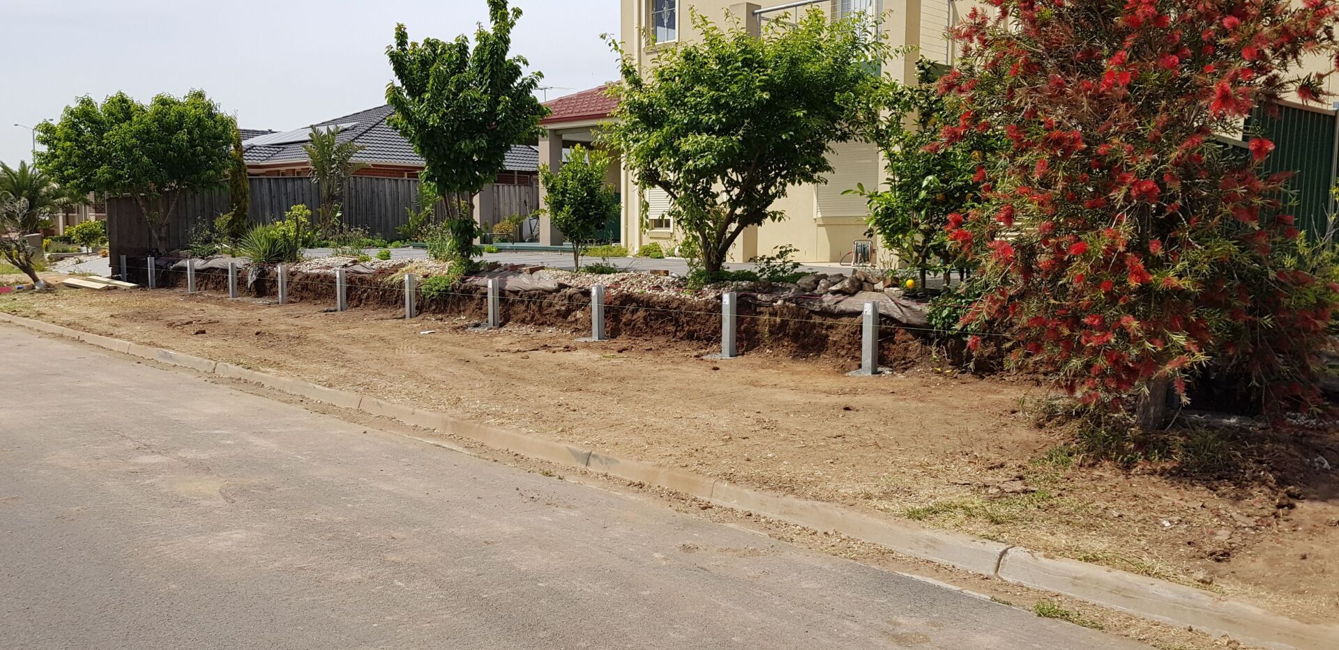 Timber Retaining Wall