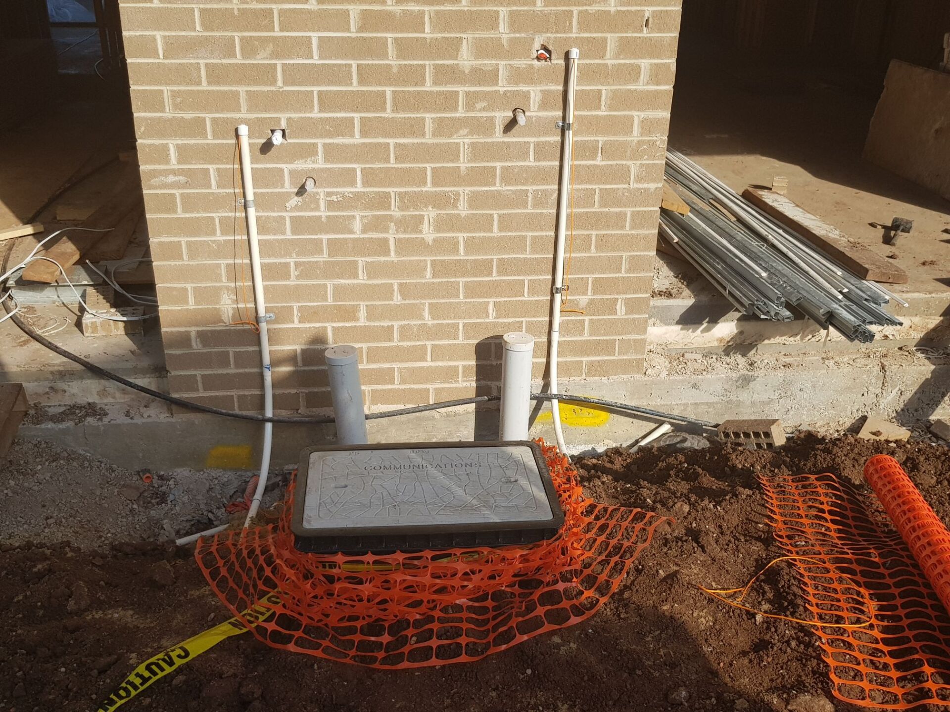 Lead-in Conduit with NBN Pit