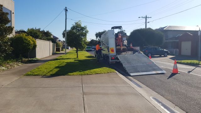 Truck Set up for work