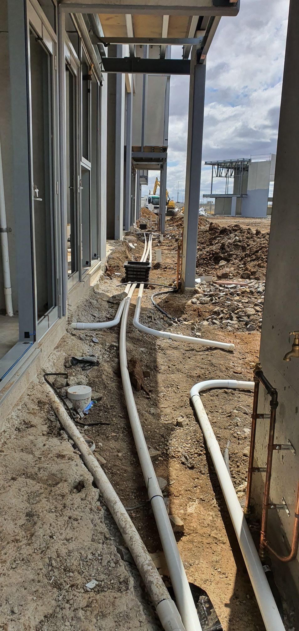 Warehouse Development Pit & Pipe