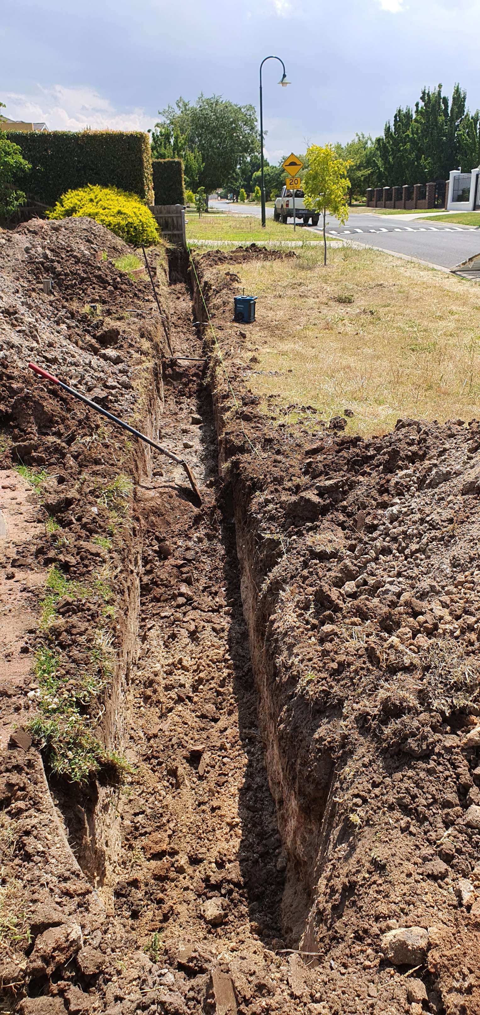 Brick Fence Footing
