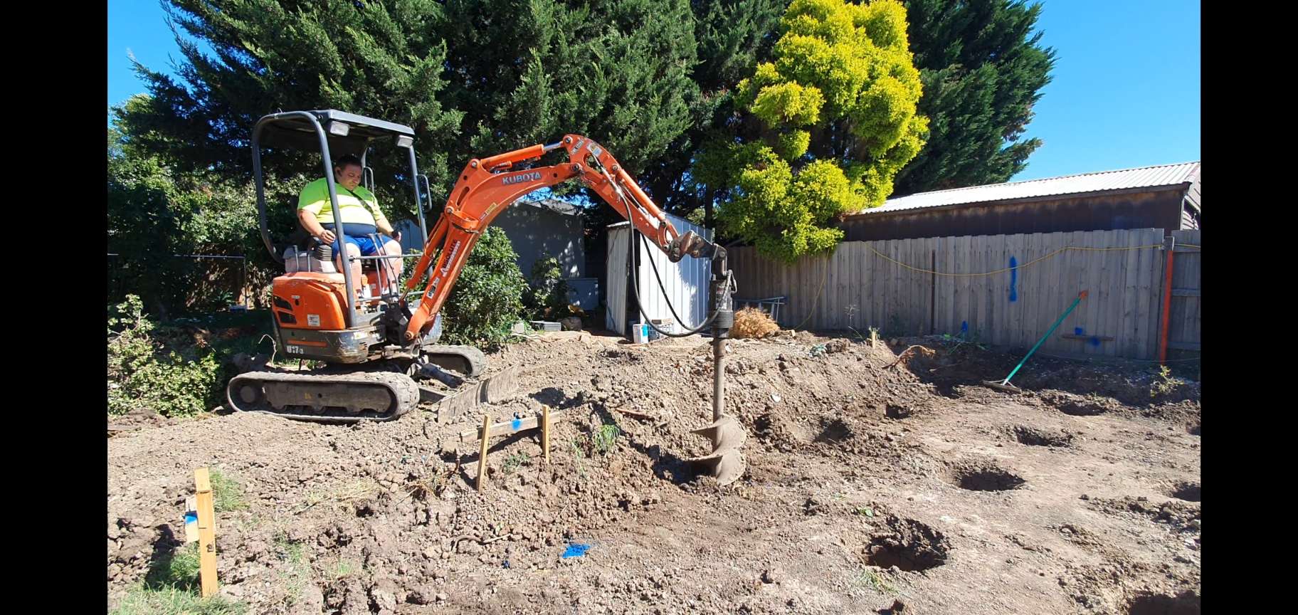 Footing Excavation (Hole Boring)