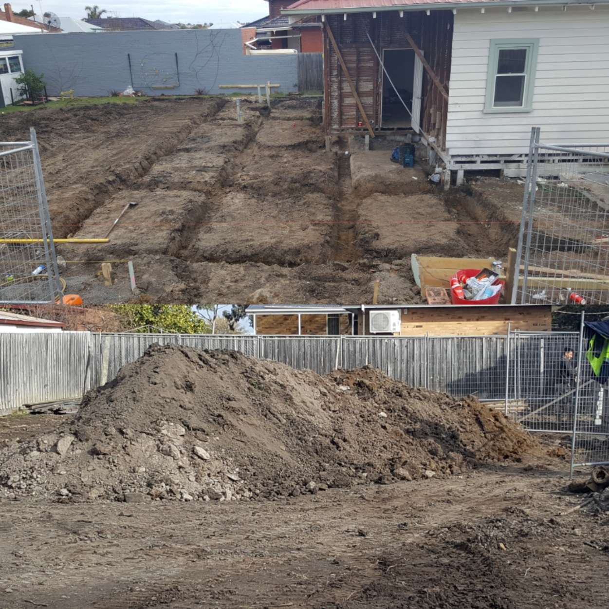 Site clean & Trench Footings