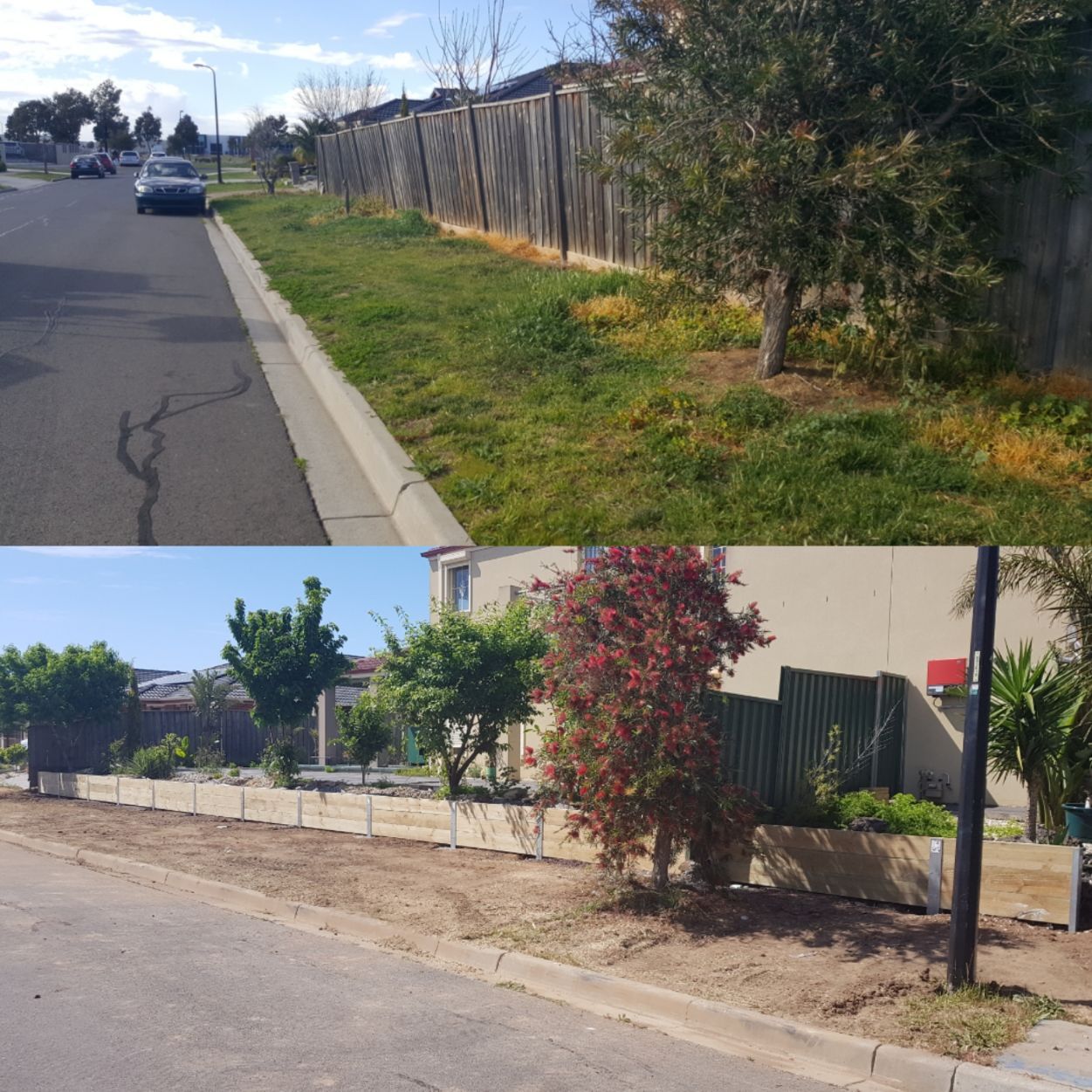 Timber Retaining Wall