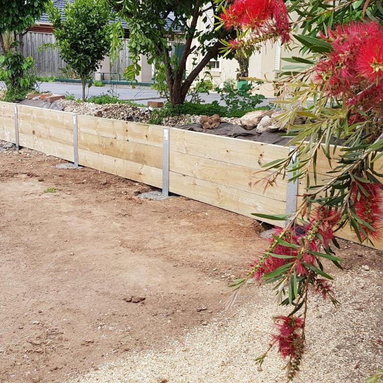 Timber Retaining Wall