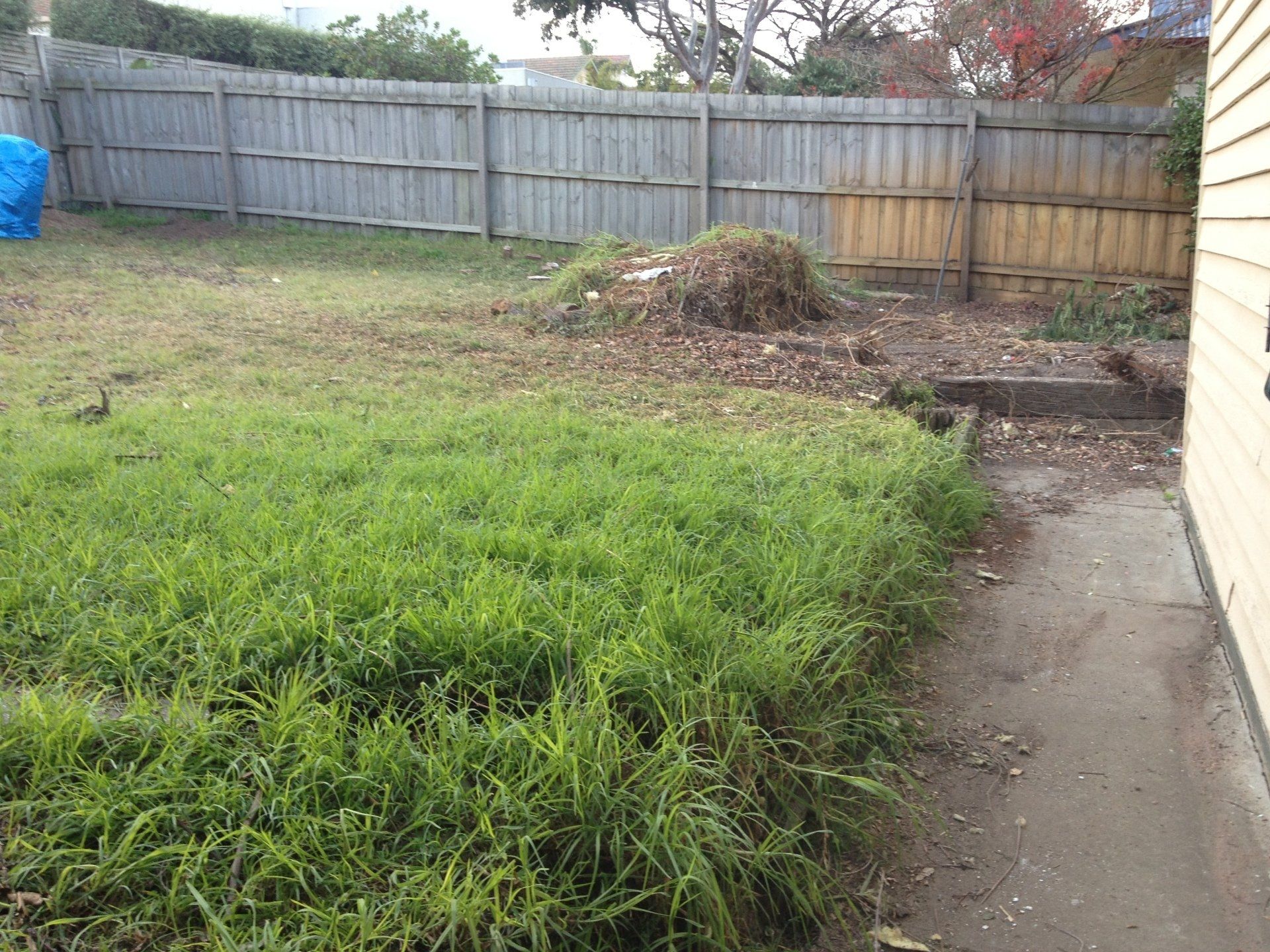 Excavation & Timber Retaining Wall