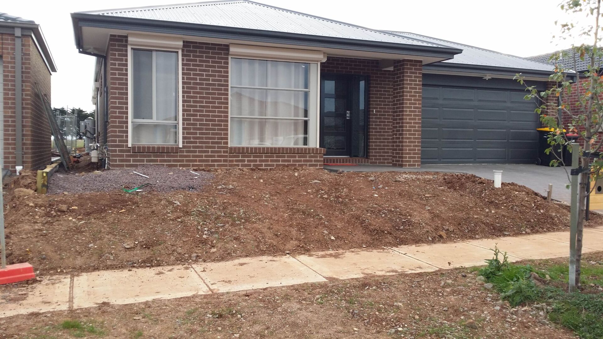 Excavation & Timber Retaining Wall