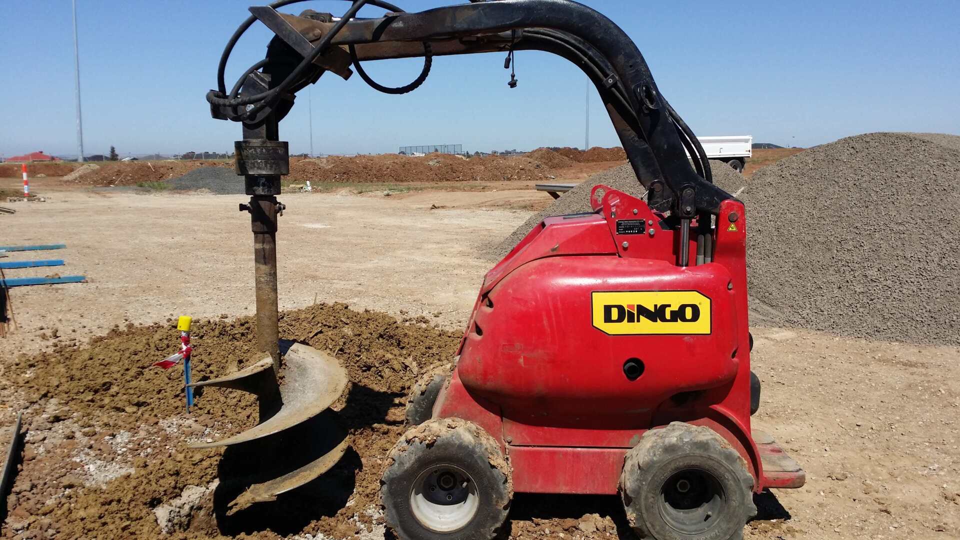 Our Dingo with Drill