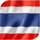 A red white and blue flag is waving in the wind
