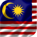 A flag with a crescent moon and star on it