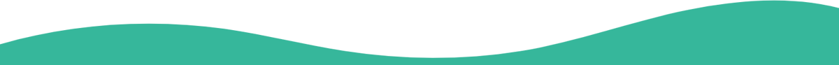 Green curved banner edge on a white background