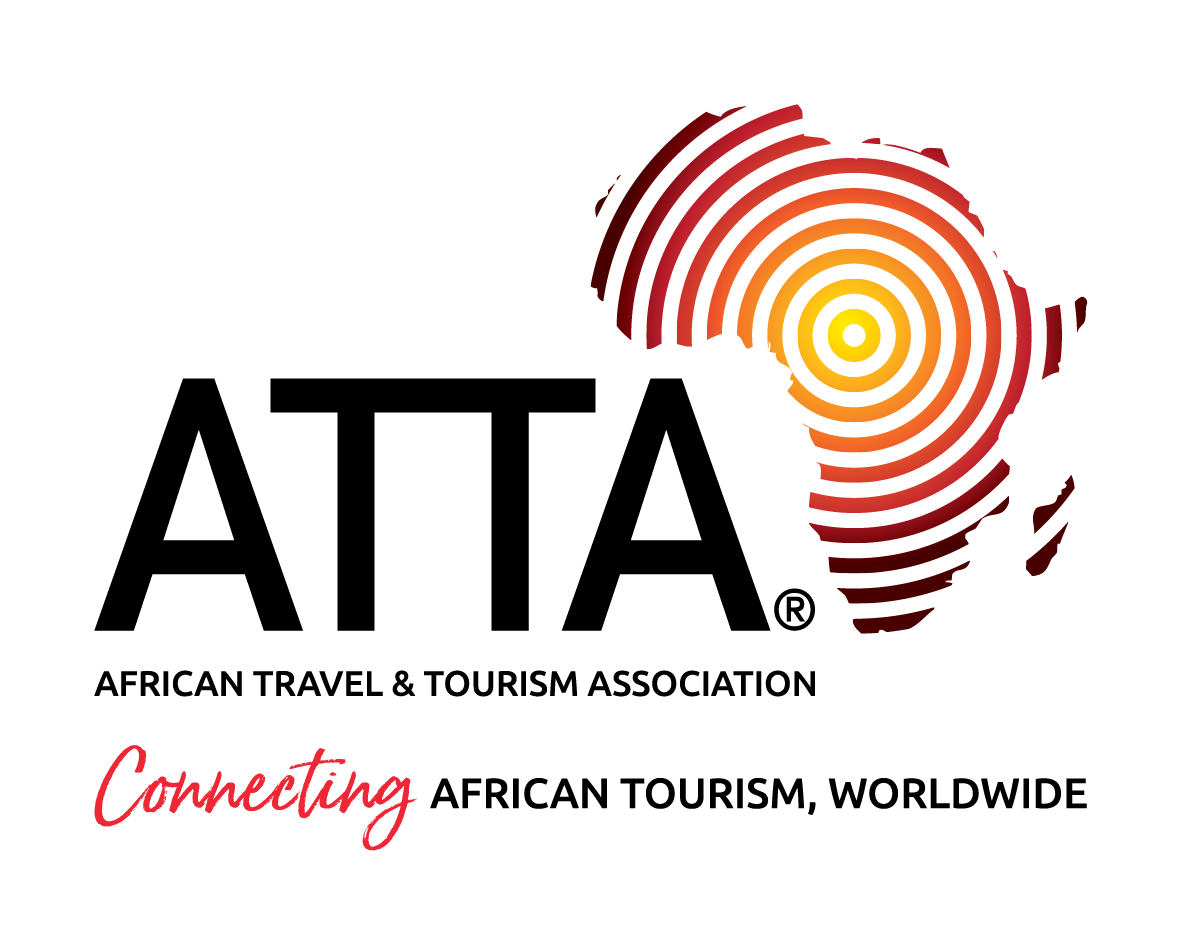 ATTA logo with red and orange Africa outline and the tagline “Connecting African Tourism, Worldwide”