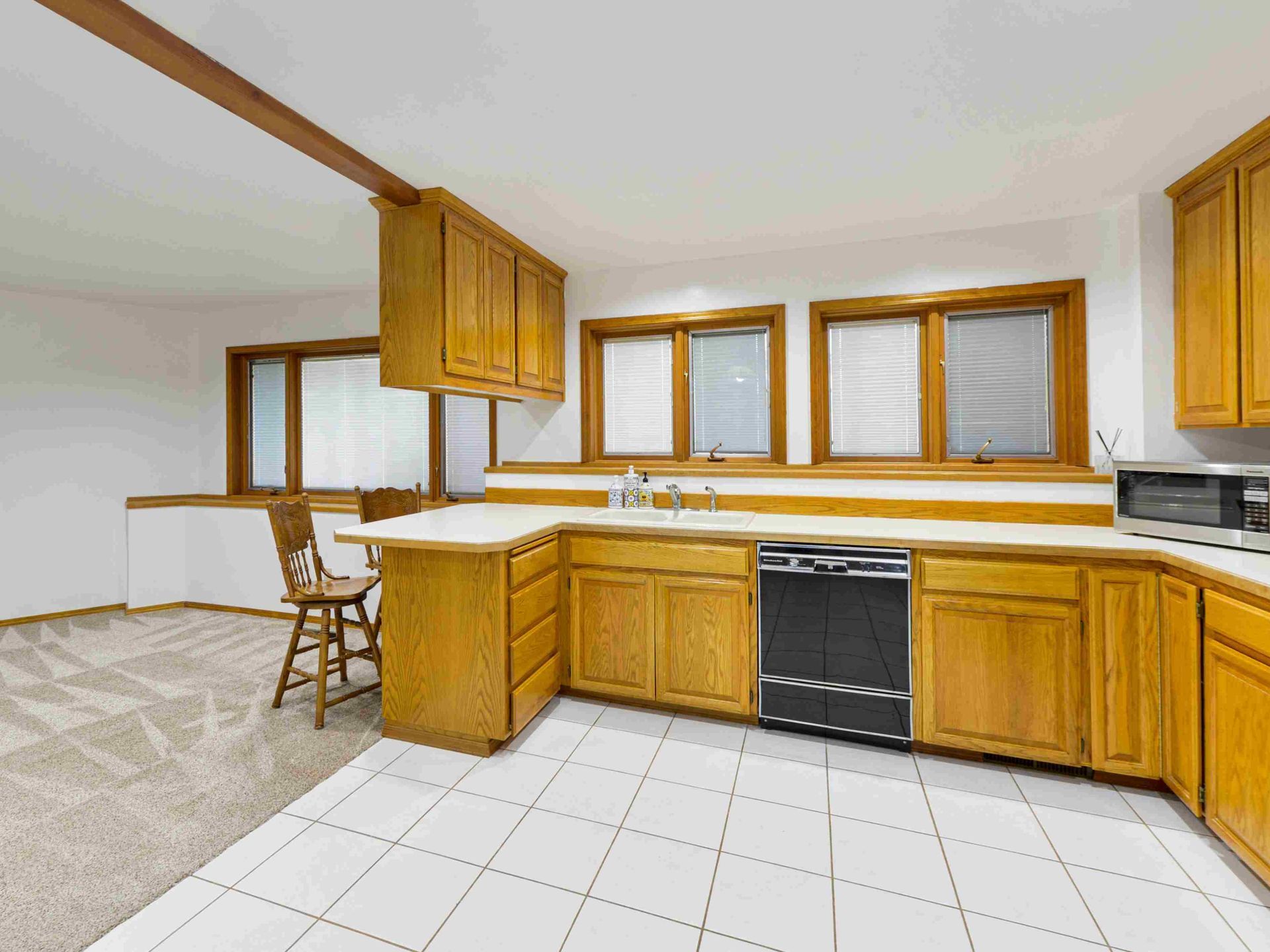 A basement kitchen area for a finished basement in a front range home