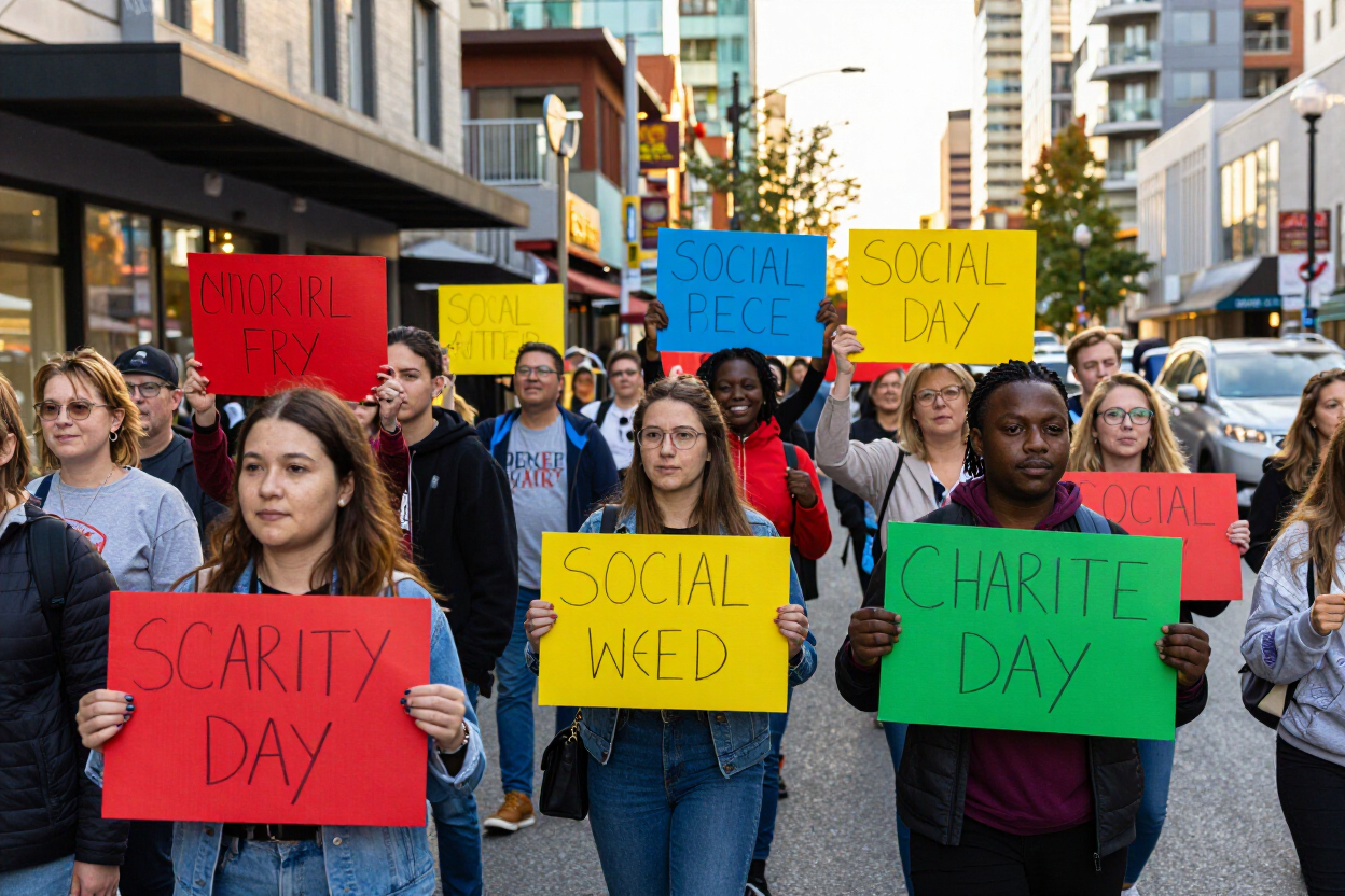 Non-profit social media awareness campaign