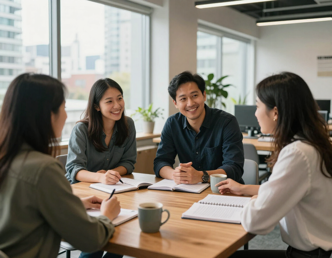 Ellowyn team working with a non-profit client
