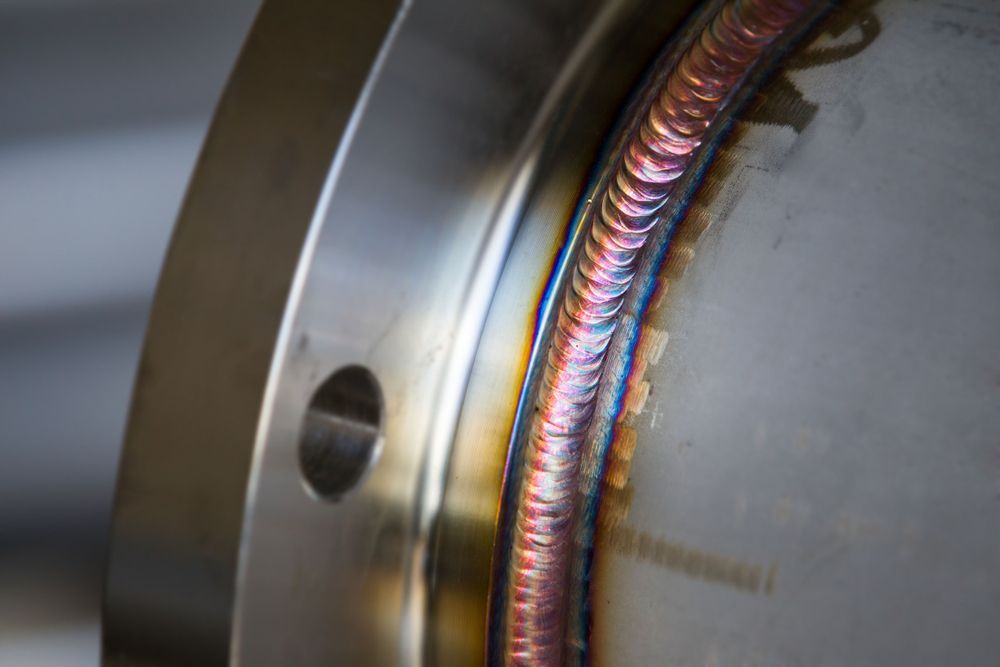 A Close Up Of A Welding Joint On A Metal Object — Tinman's Welding Worx In Mackay, QLD