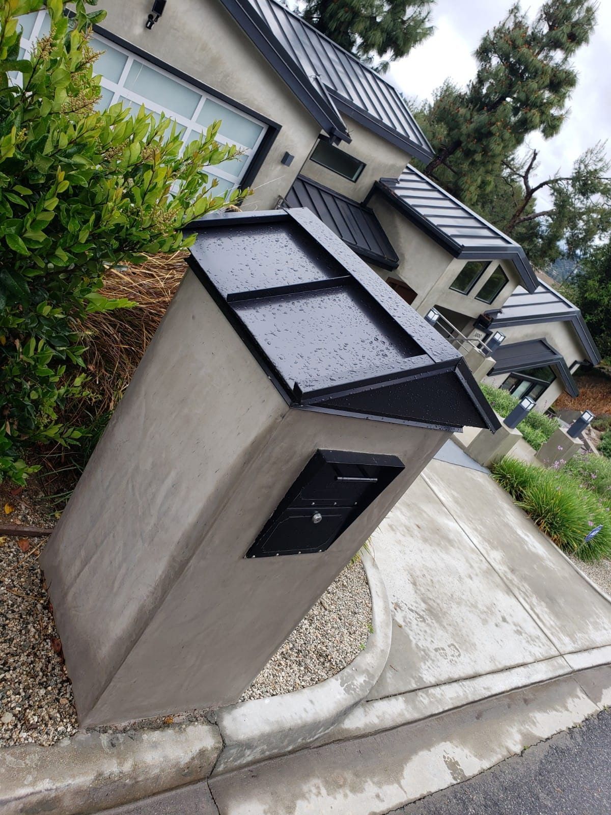 custom metal fabricated mailbox
