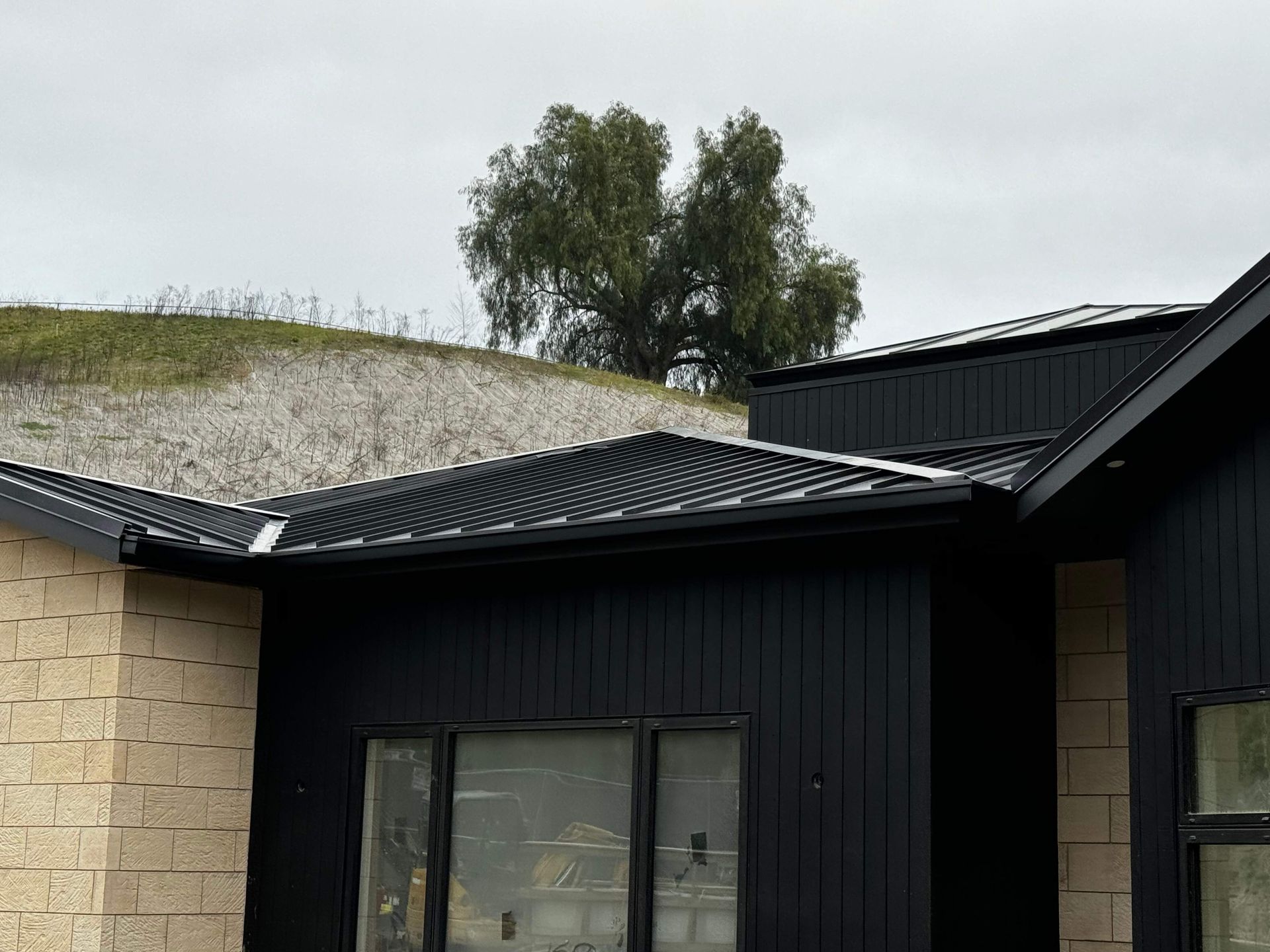 black metal roofing