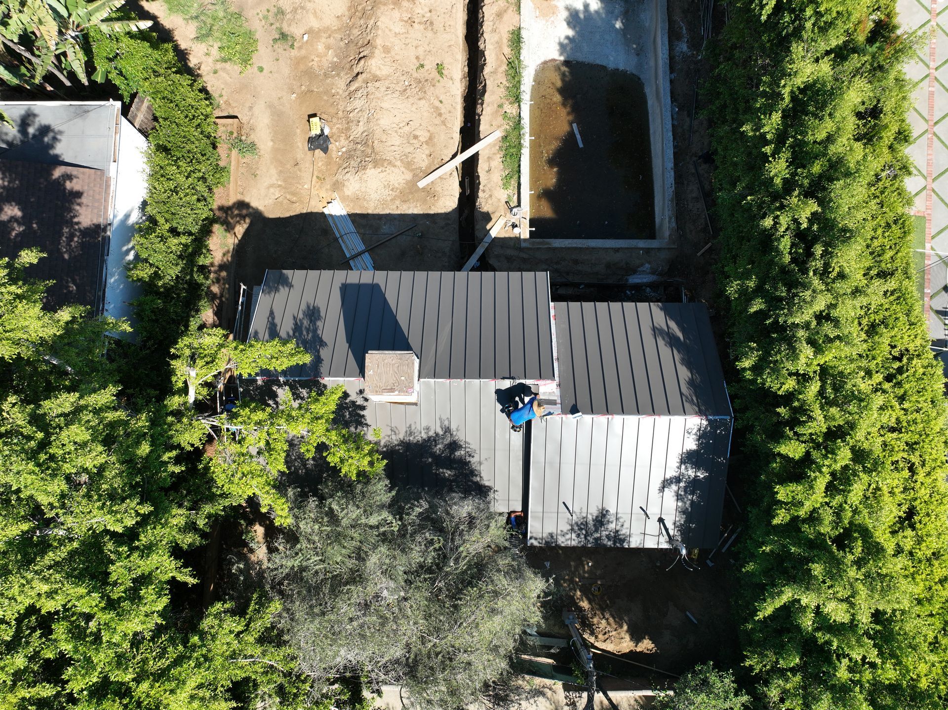 calabassas metal roofing project