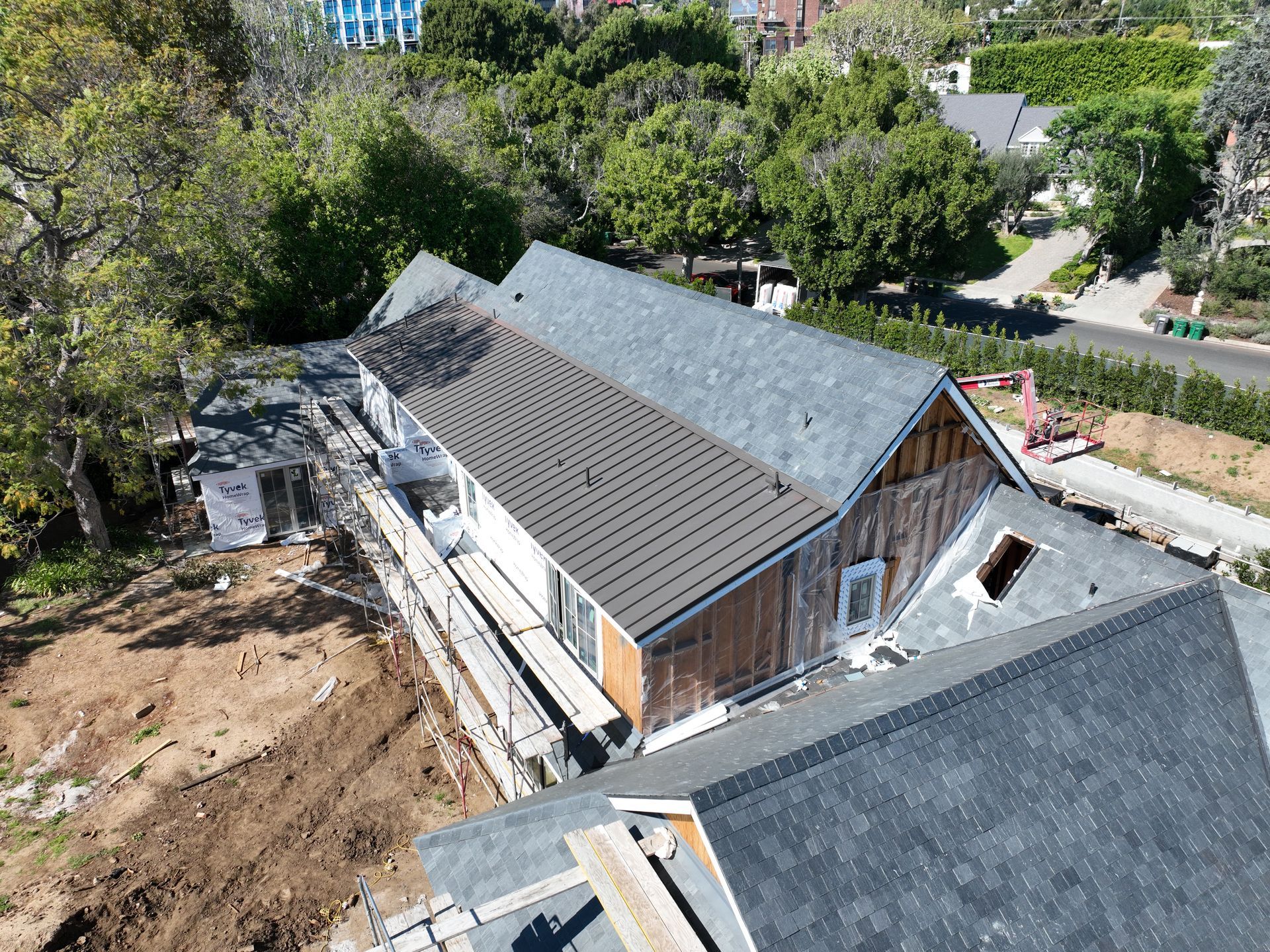 calabassas metal roofing project