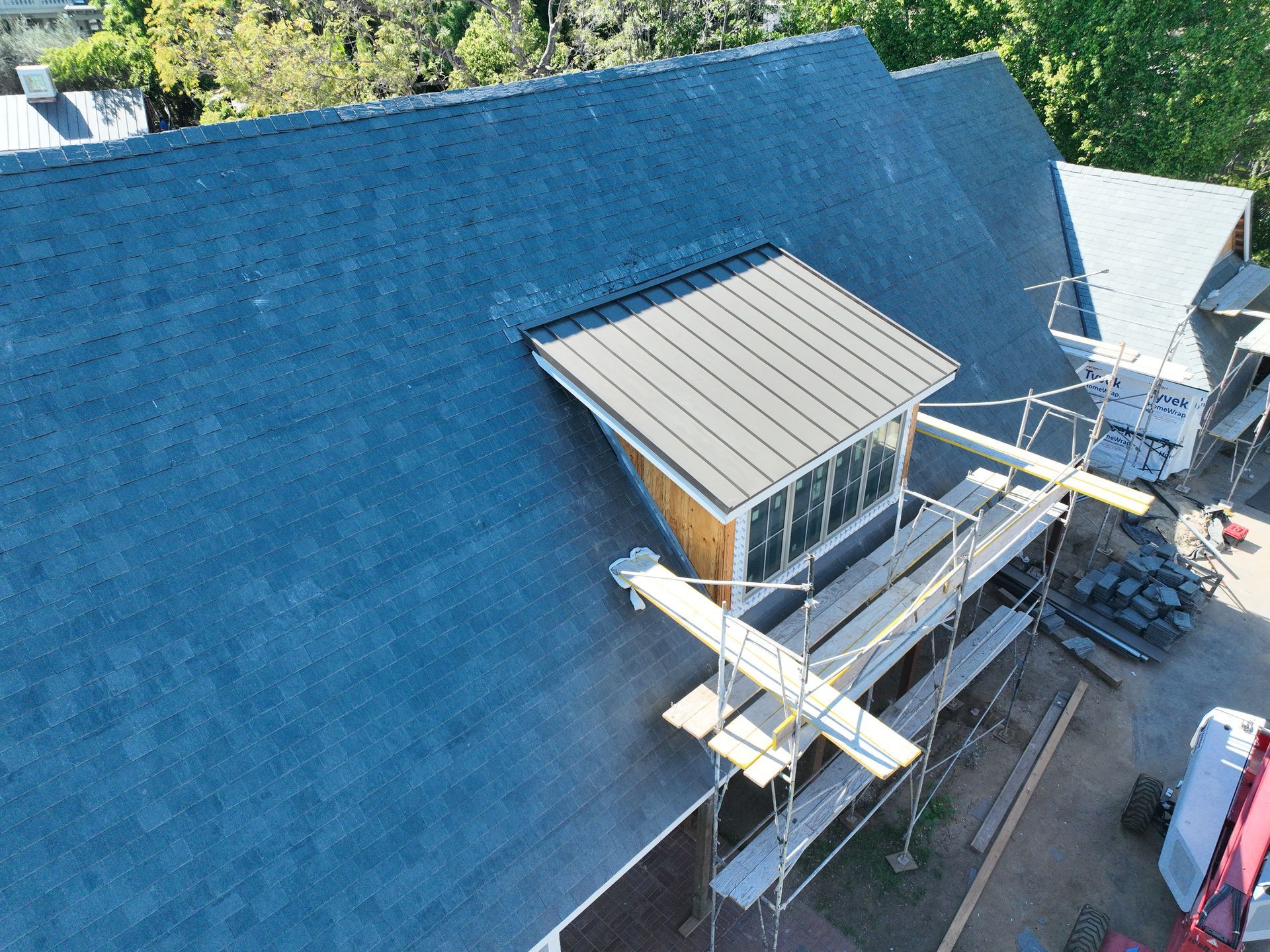 calabassas metal roofing project