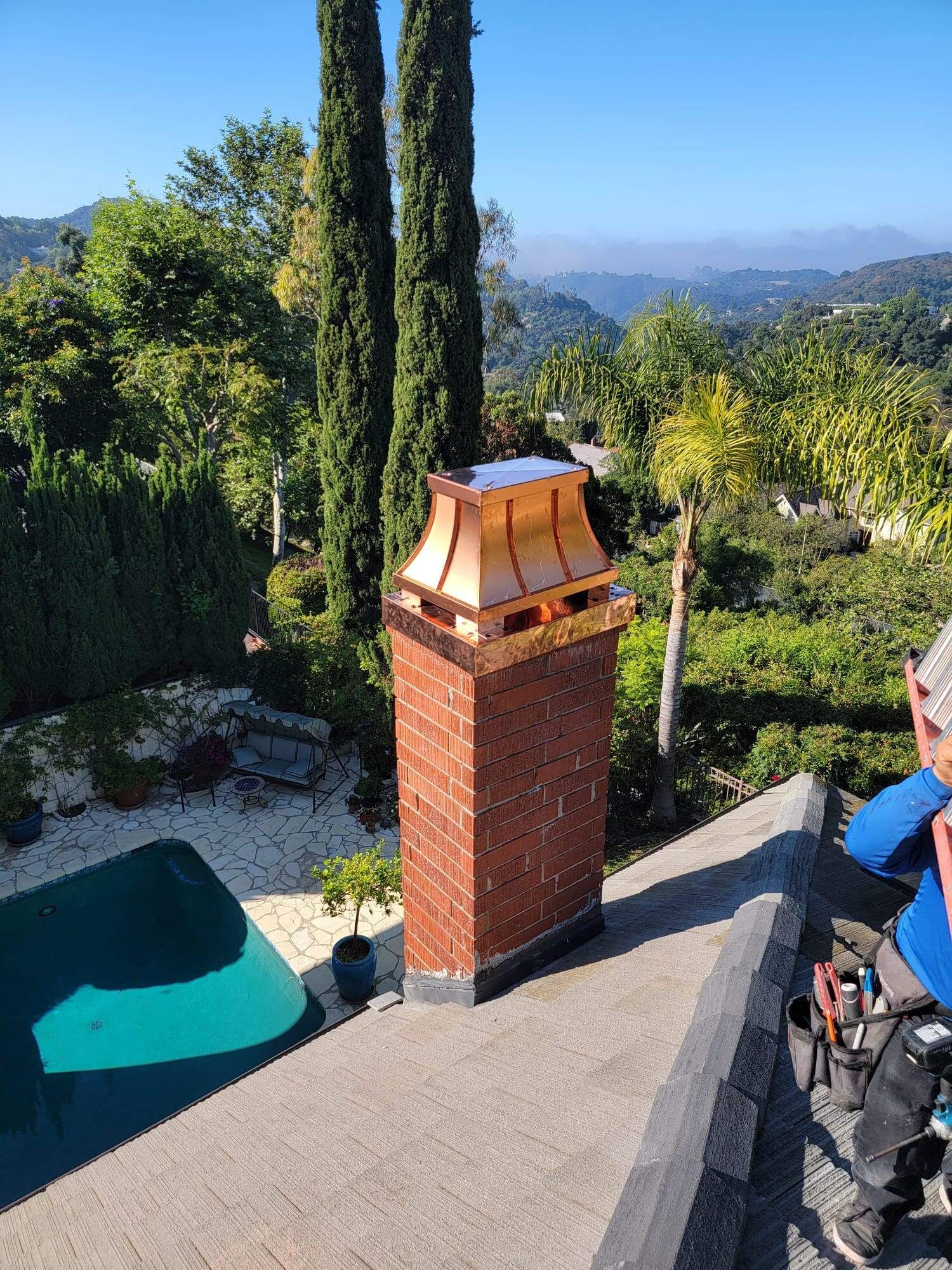 copper chimney