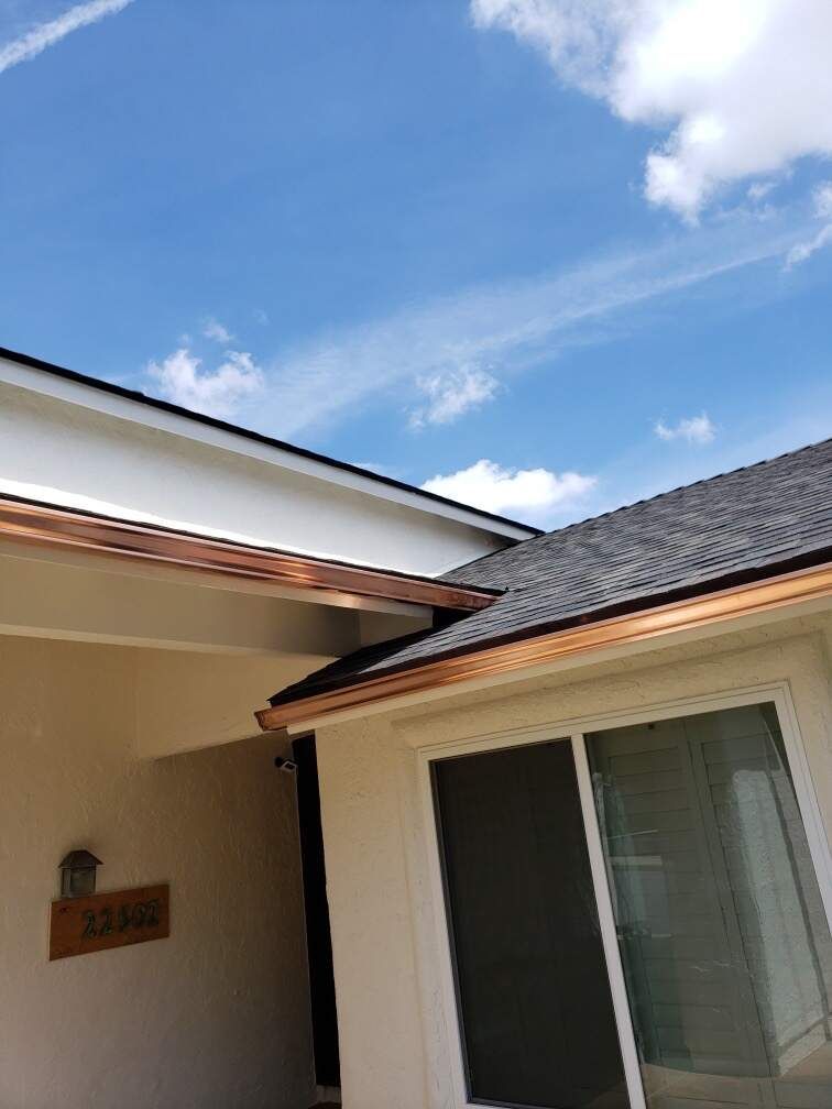 fascia board repair and gutter project