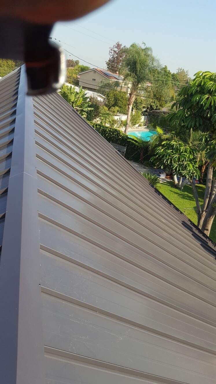 metal roofing installation picture