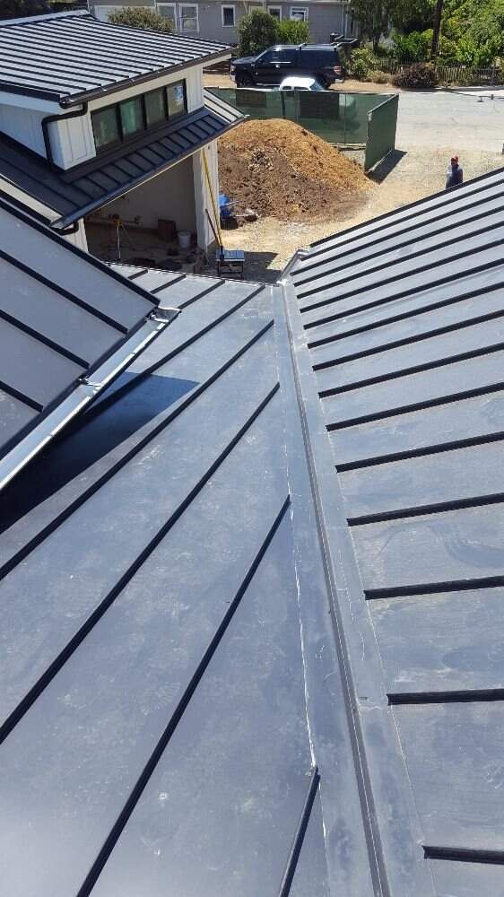 metal roofing project