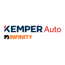 Infinity a kemper company logo on a white background