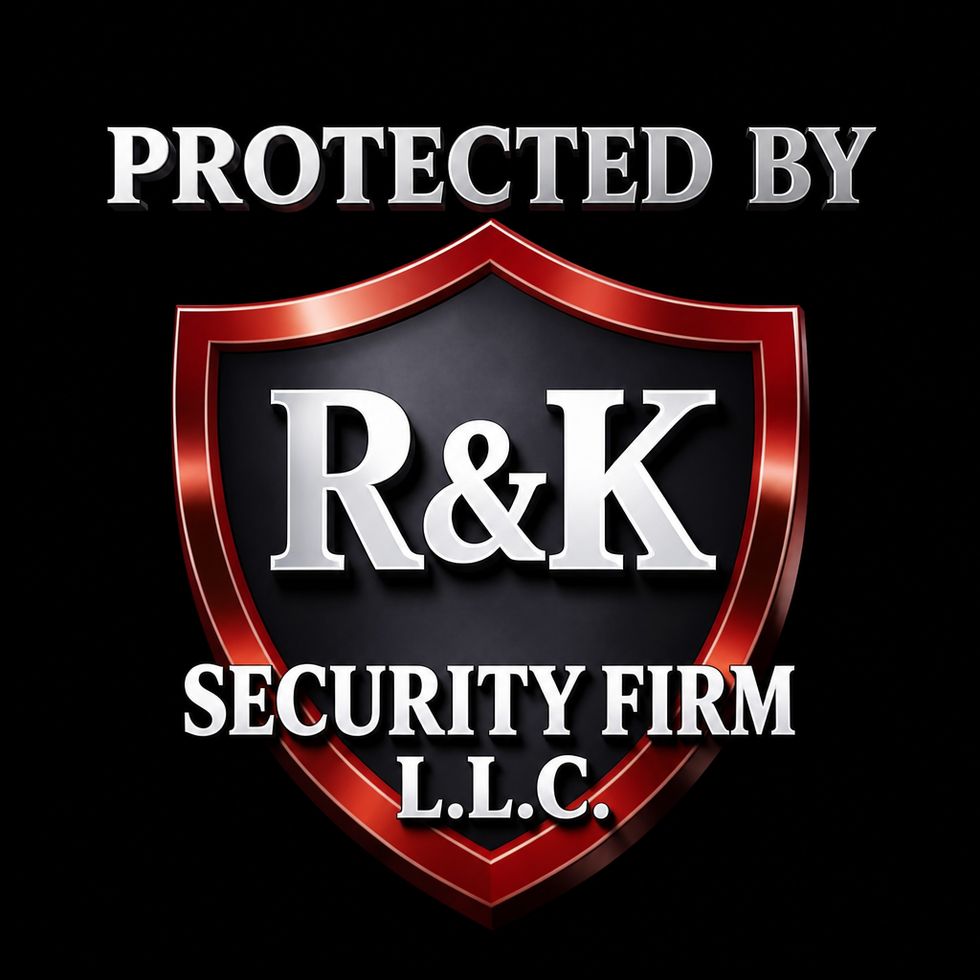 Protected by R&K Security Firm, LLC logo with red shield and white text