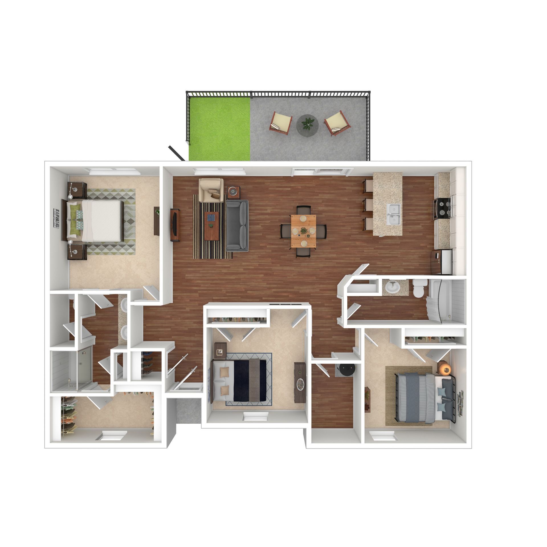 Three Bedroom