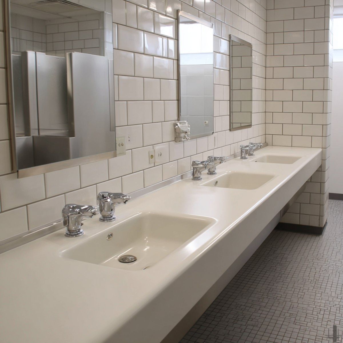 retail restroom tile reglazing