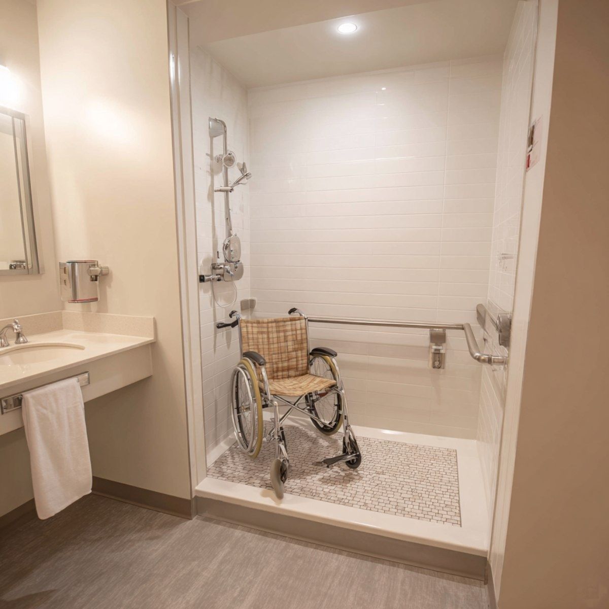 senior care facility bathroom resurfacing