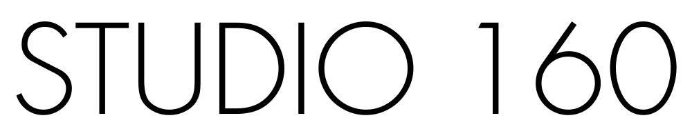 STUDIO 160, simple sans-serif text.