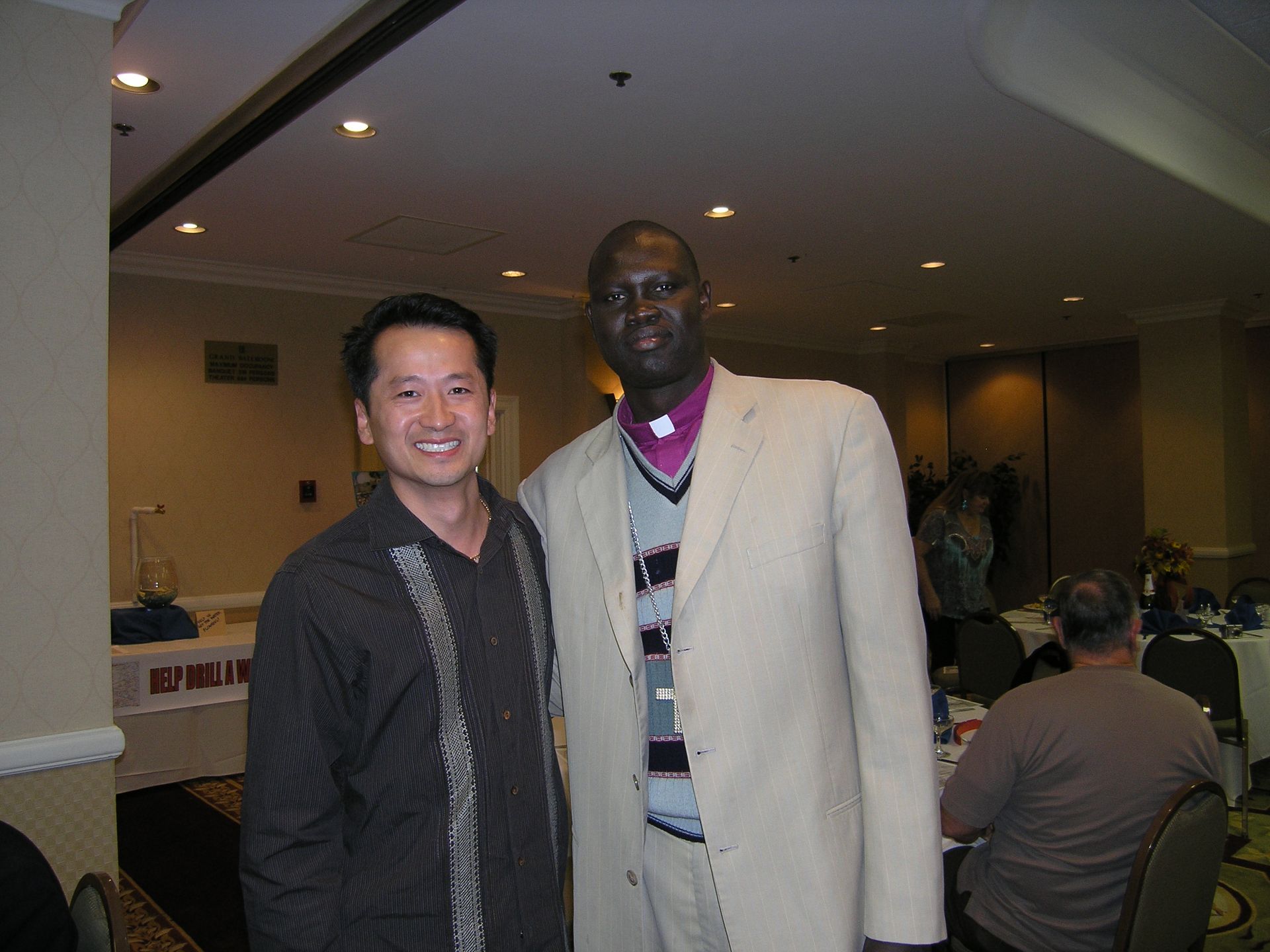 Dr. Yang and Rt. Rev. Wilson Garang