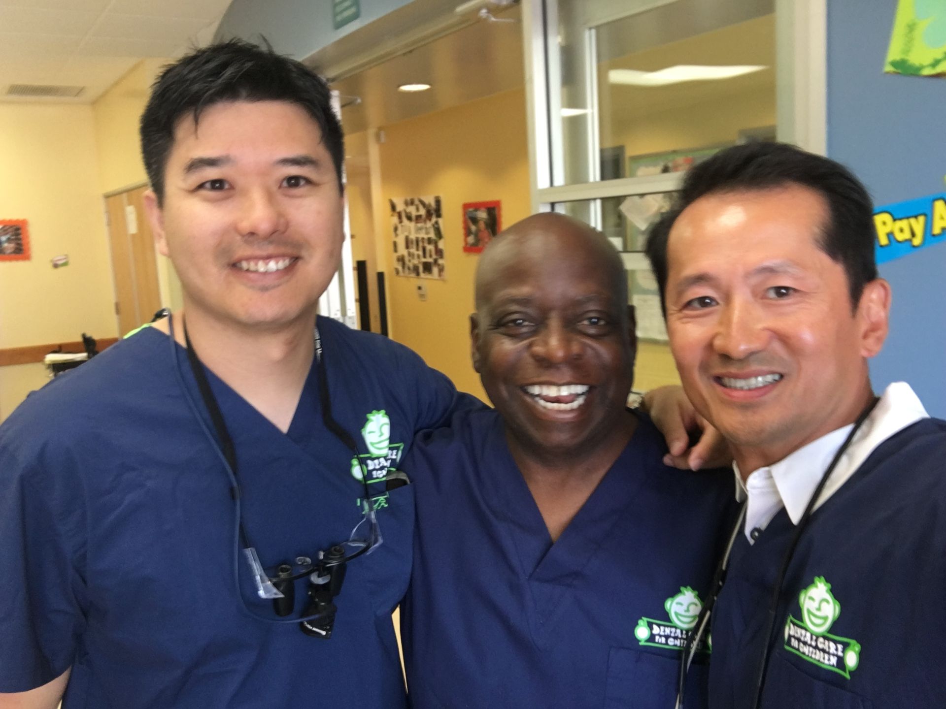Dr. Yang volunteering at Tustin Free Dental Clinic