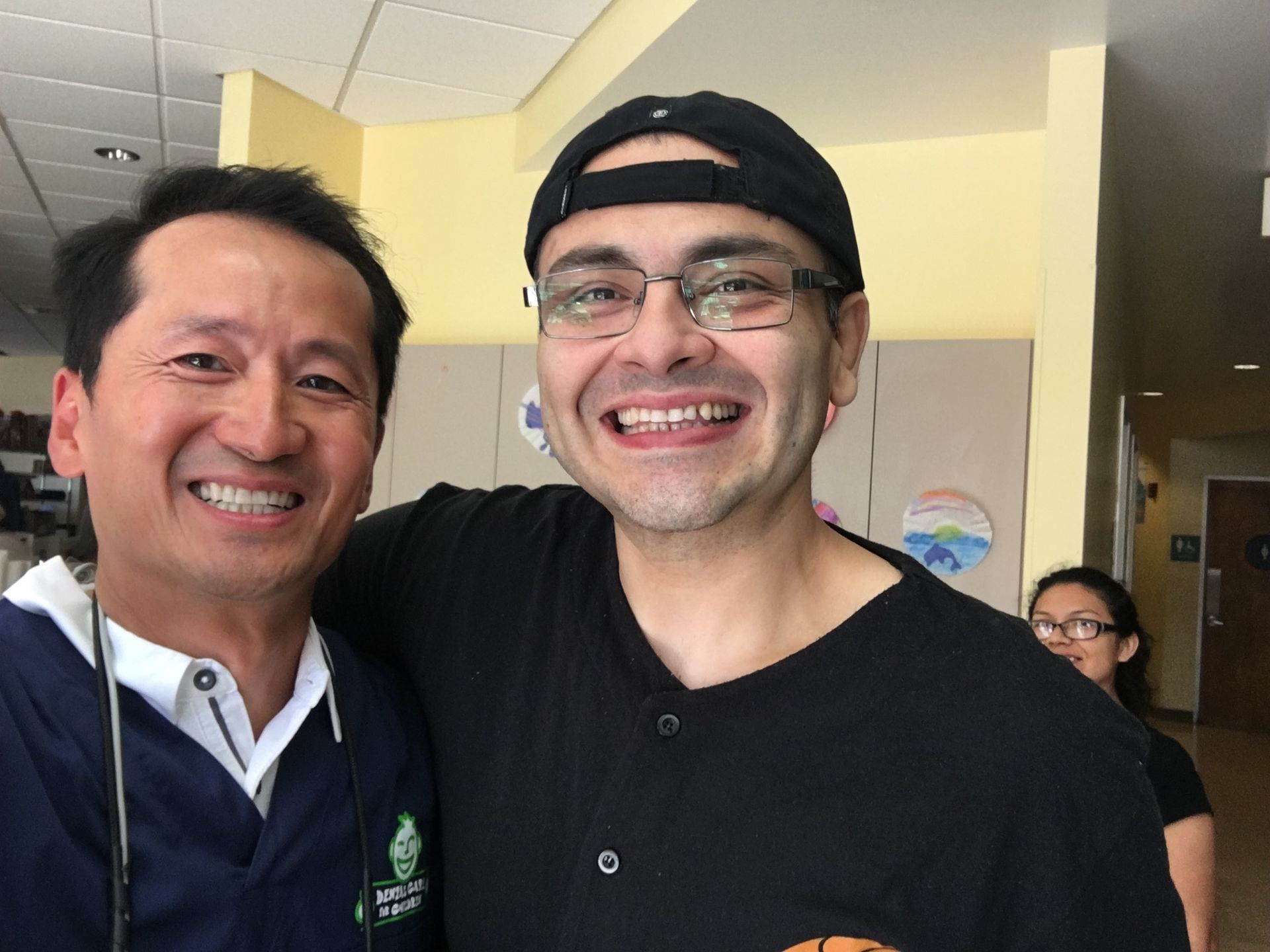 Dr. Yang volunteering at Tustin Free Dental Clinic