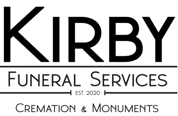 The logo for sample funeral home is shown on a white background.