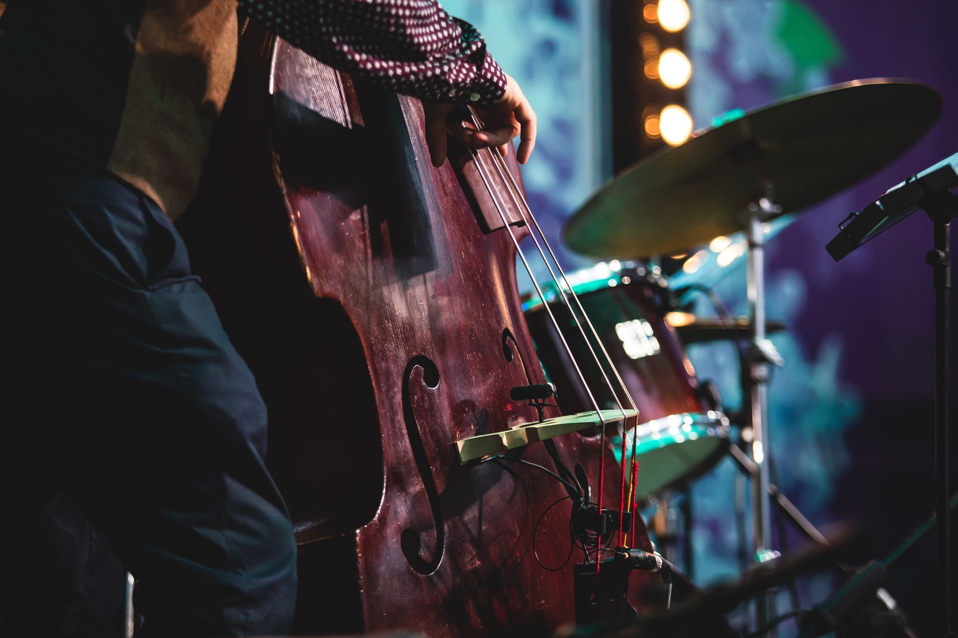 Someone playing the Cello